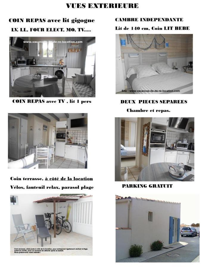 Ile De Re, La Danae, Velos, Wifi, Possibilite Cuisine, Linge, Parking Gratuit 圣马丹德雷 外观 照片